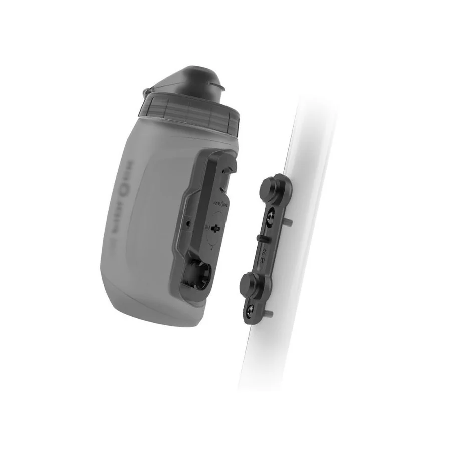 Fidlock Twist Bottle 450 mit Halterung, schwarz/transparent - Image 1