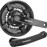 Shimano FC-TY301 Kurbelgarnitur Vierkant 6/7/8-fach 42/34/24 Zähne schwarz