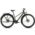 Cube Editor ONE FE Trapezoid (2026) | Citybike | Schilfgrün und Schwarz