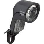 Busch + Müller Lumotec Upp N Plus Dynamo Headlight Black Transparent