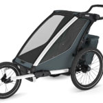 Chariot 2 Jogger Kit Single schwarz/silber