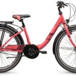 chiX 24-N3 24 Zoll Kinderfahrrad Coral/Dark Red (2026)