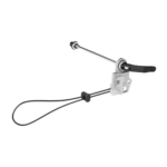 ezHitch™ mit Schnellspannschraube Achsmontageplatte schwarz/silber