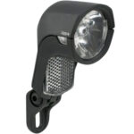 Busch + Müller Lumotec Upp N Plus Dynamo Headlight Black Transparent