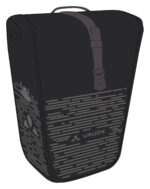 Hinterradtasche Aqua Back Luminum II Schwarz – Bild 4
