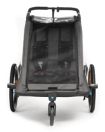 Kinderanhänger Double PURE Schwarz/Grau – Bild 4
