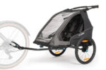 Kinderanhänger Double PURE Schwarz/Grau – Bild 8