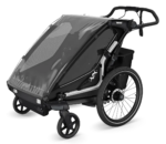 Kinderanhänger Sport 2 Double Schwarz