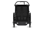 Kinderanhänger Sport 2 Double Schwarz – Bild 3