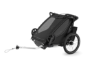 Kinderanhänger Sport 2 Double Schwarz – Bild 4
