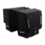 Seitentasche CITY 15 Classic Double Schwarz
