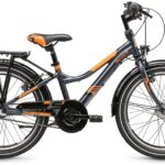 troX 20-N3 20 Zoll Kinderfahrrad Dark Grey/Orange (2026)