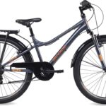 troX 26-K6 26 Zoll Jugendfahrrad Dark Grey/Orange (2026)